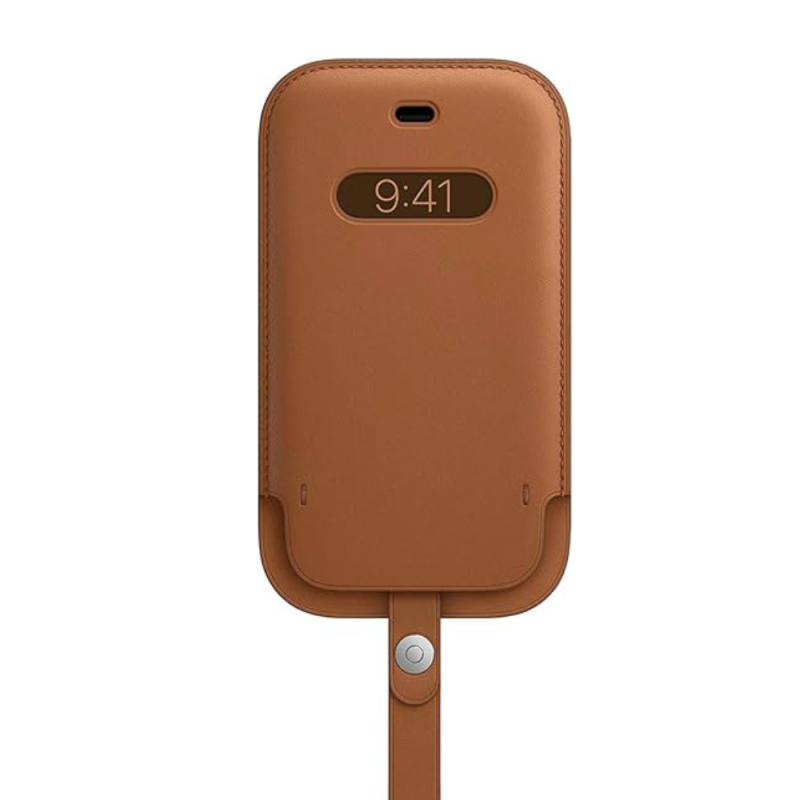 Housse en cuir véritable avec MagSafe pour Apple iPhone 12 Mini MHMP3ZE/A (Apple) - Marron — Apple · Smarty Paris 18e